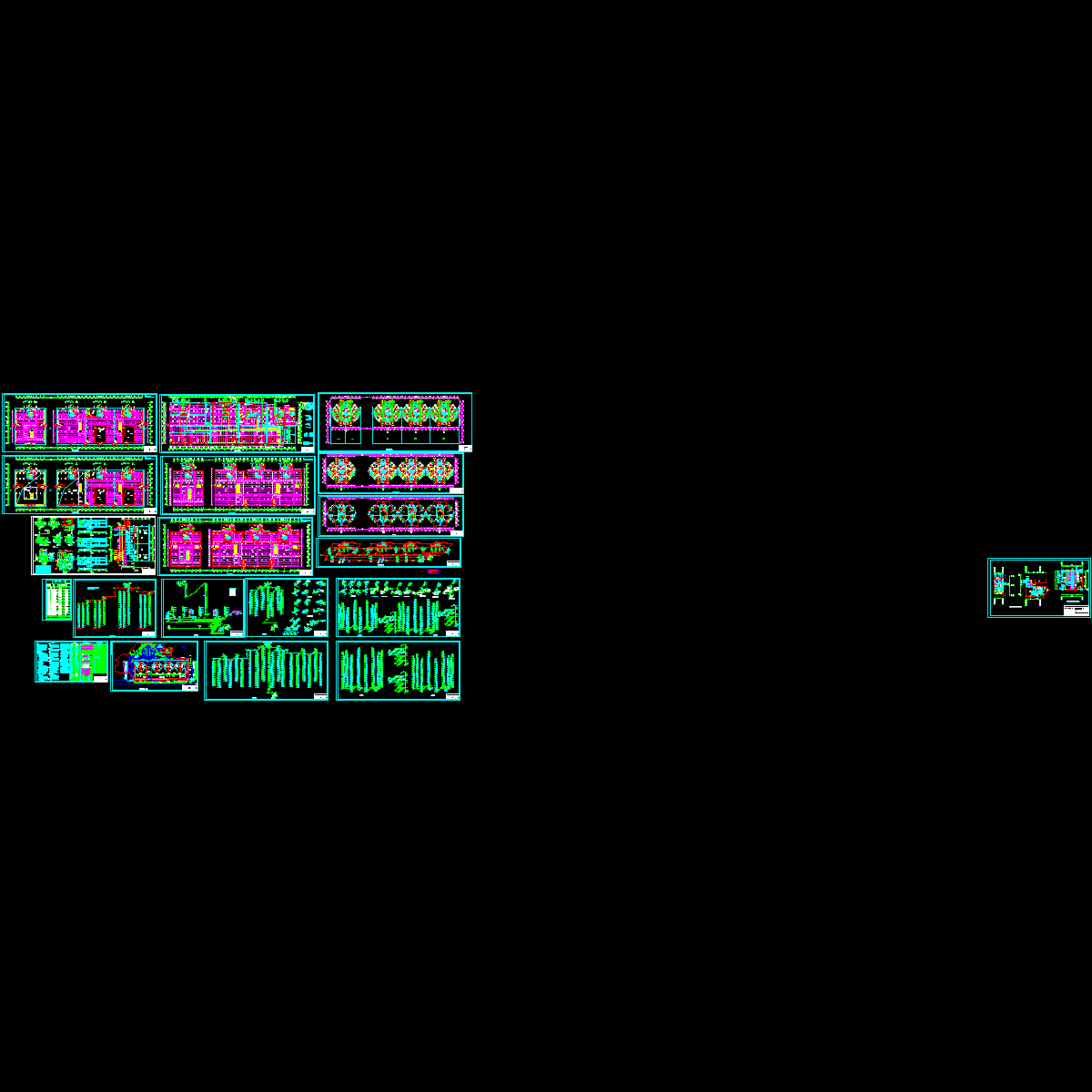 高层商住楼给排水CAD施工图纸..dwg - 1