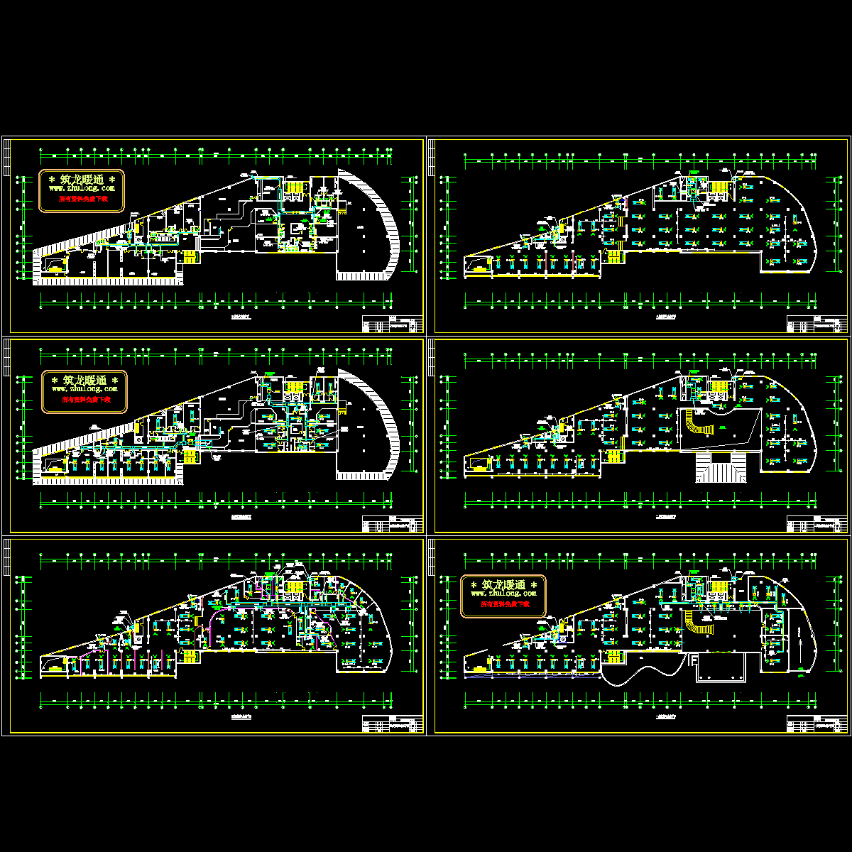 商业楼空调风系统设计图纸.dwg - 1