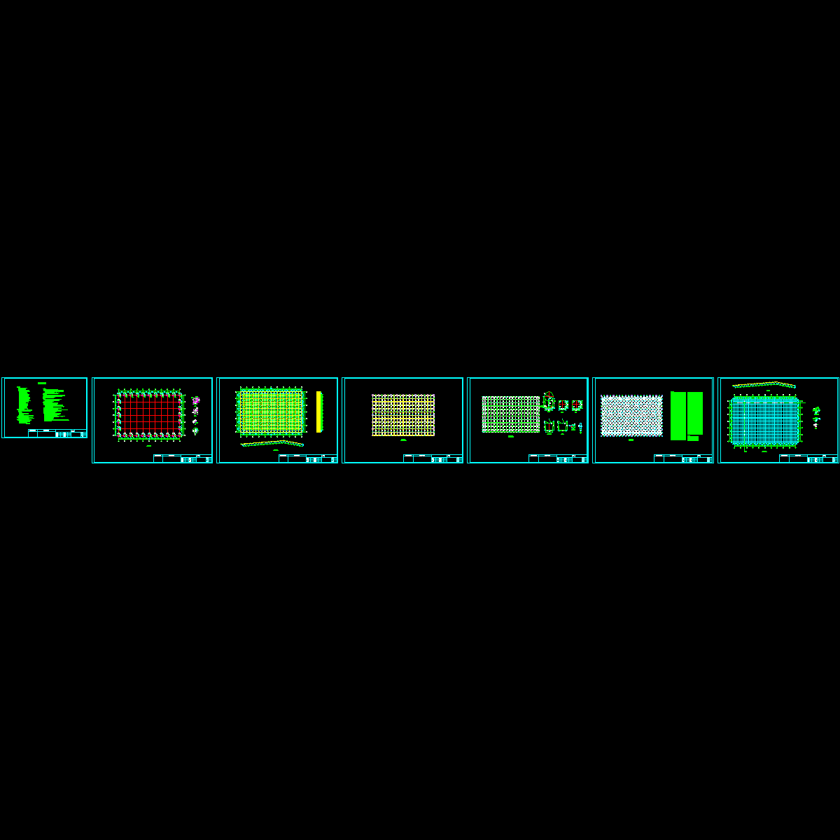 网架加油站结构CAD施工图纸.dwg - 1