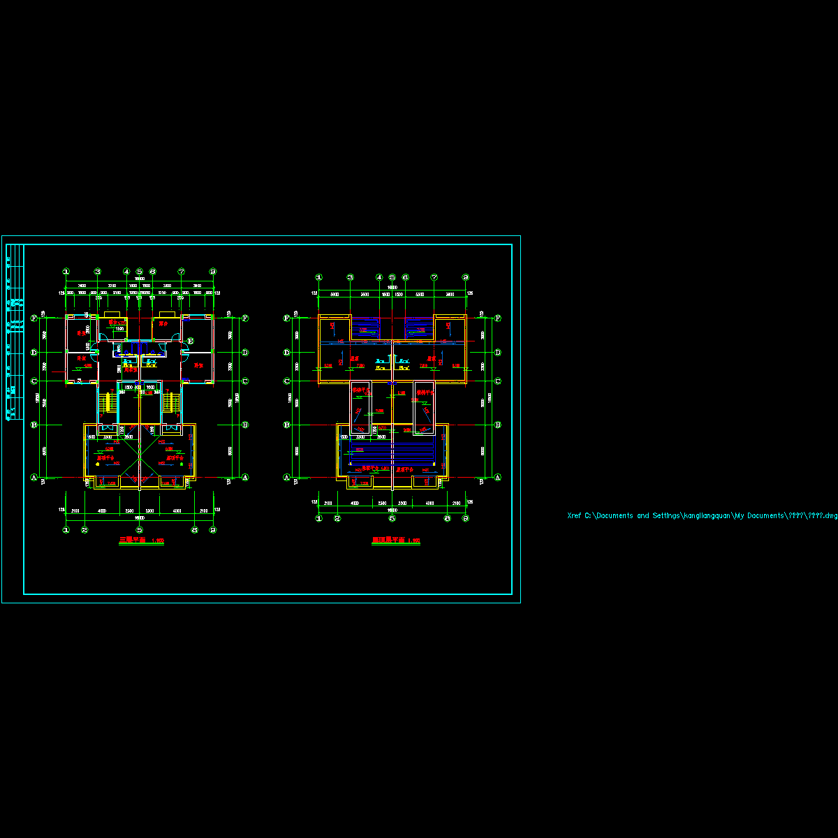 别墅给排水CAD施工图纸.dwg - 1