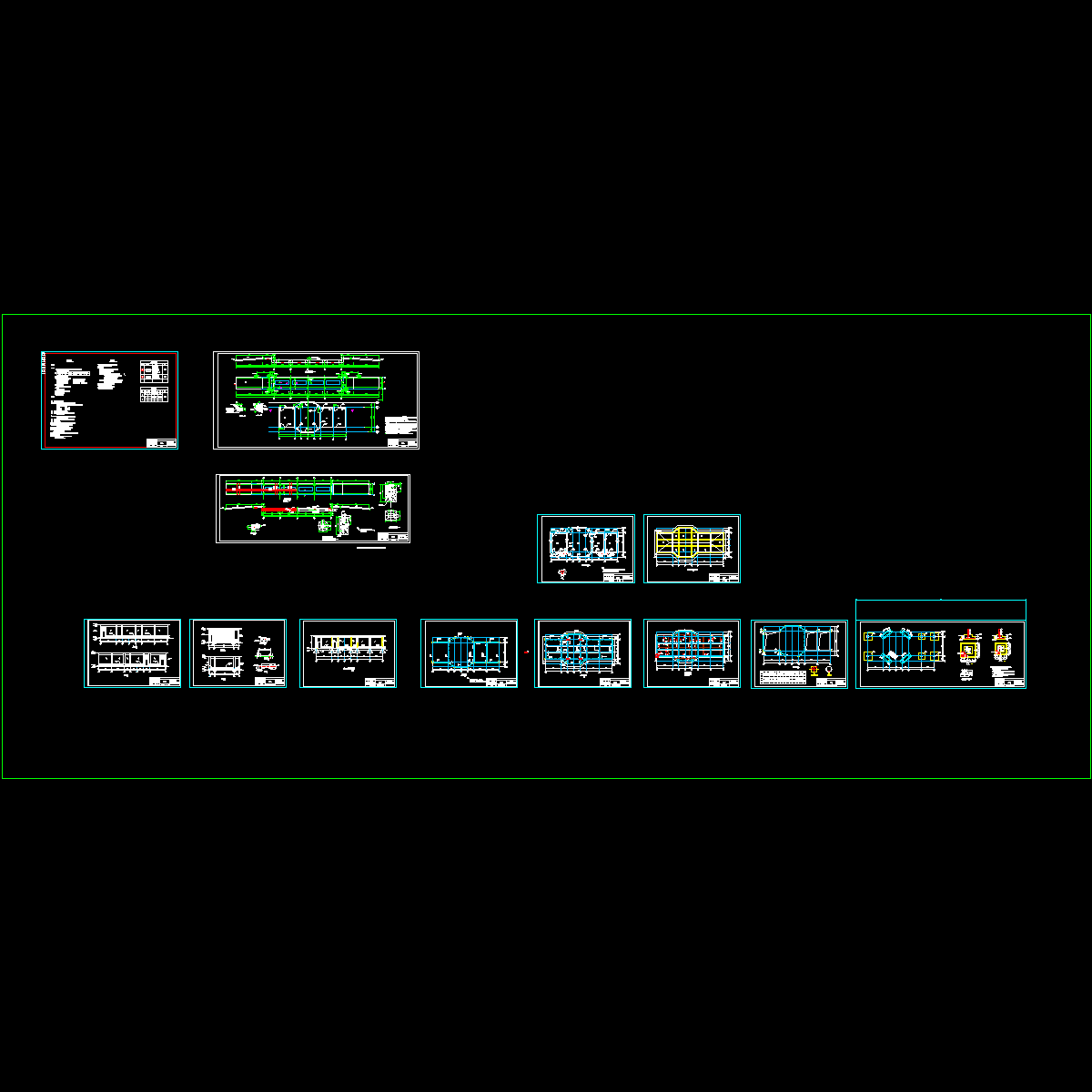 选煤厂地磅房结构CAD施工图纸.dwg - 1