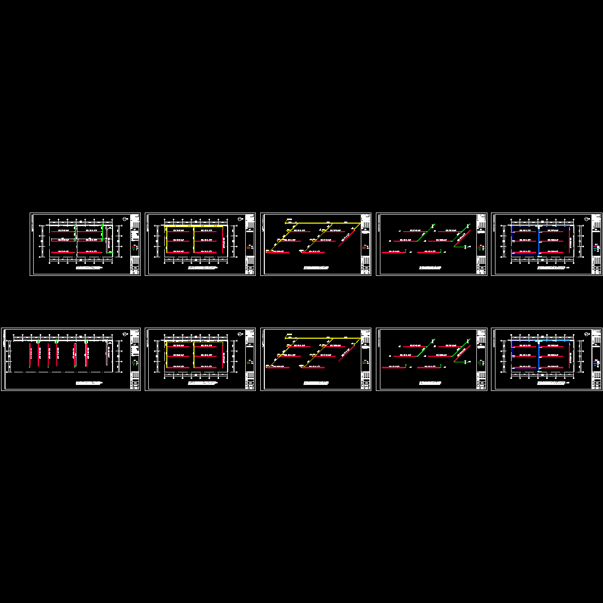 燃气红外线辐射采暖设计施工图纸.dwg - 1