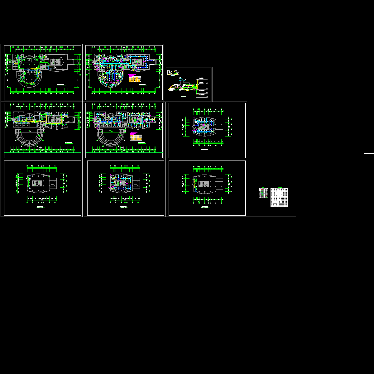 房管所空调设计施工图纸，共10张.dwg - 1