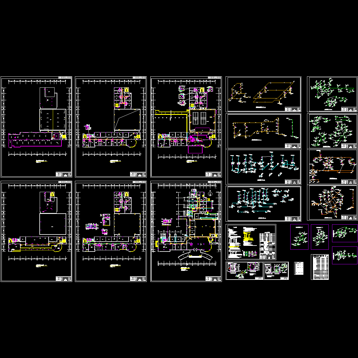 36640平米5层综合楼给排水图纸.dwg - 1