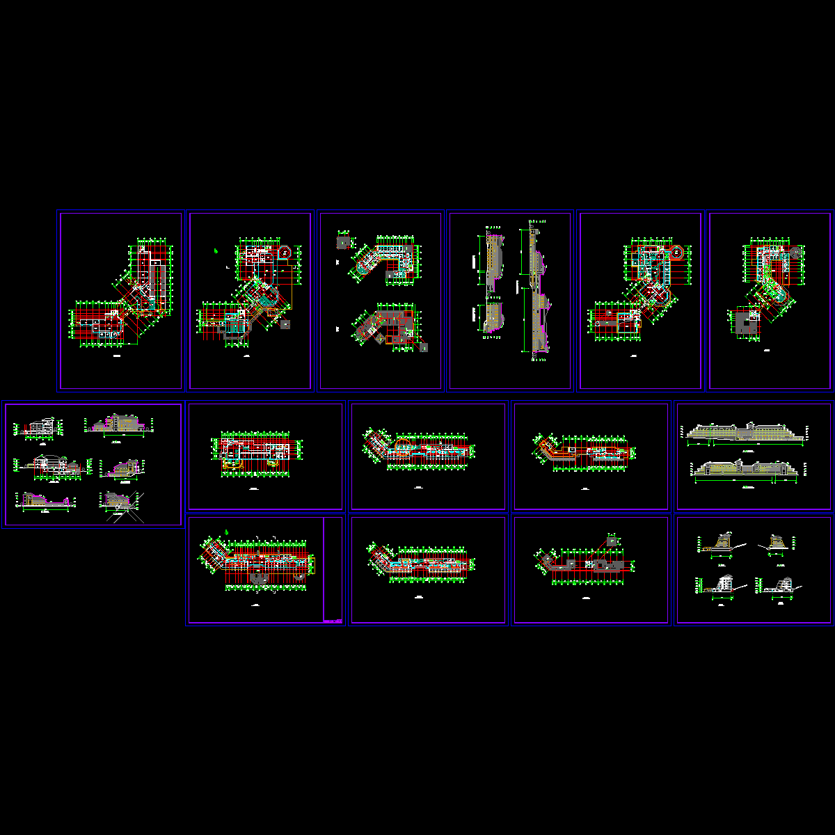 3层疗养院建筑设计方案.dwg - 1