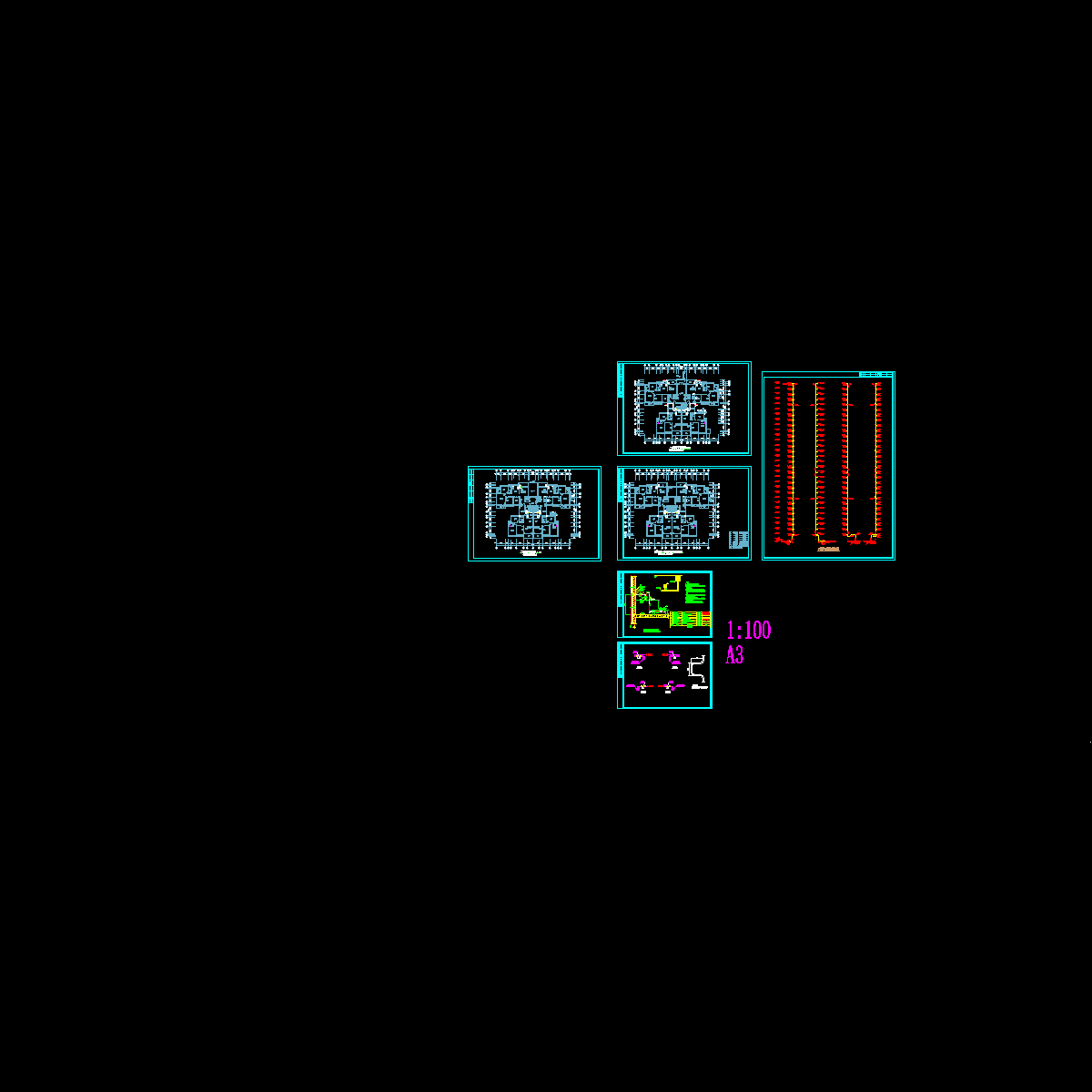 31层住宅楼燃气设计CAD施工图纸.dwg - 1