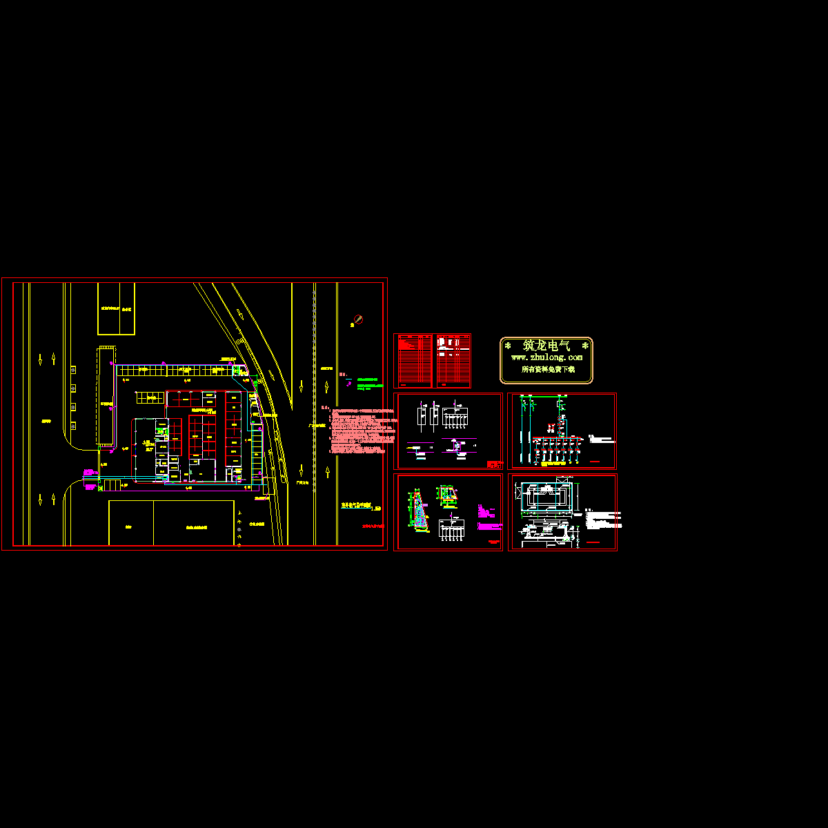 汽车4S店电气设计CAD图纸.dwg - 1