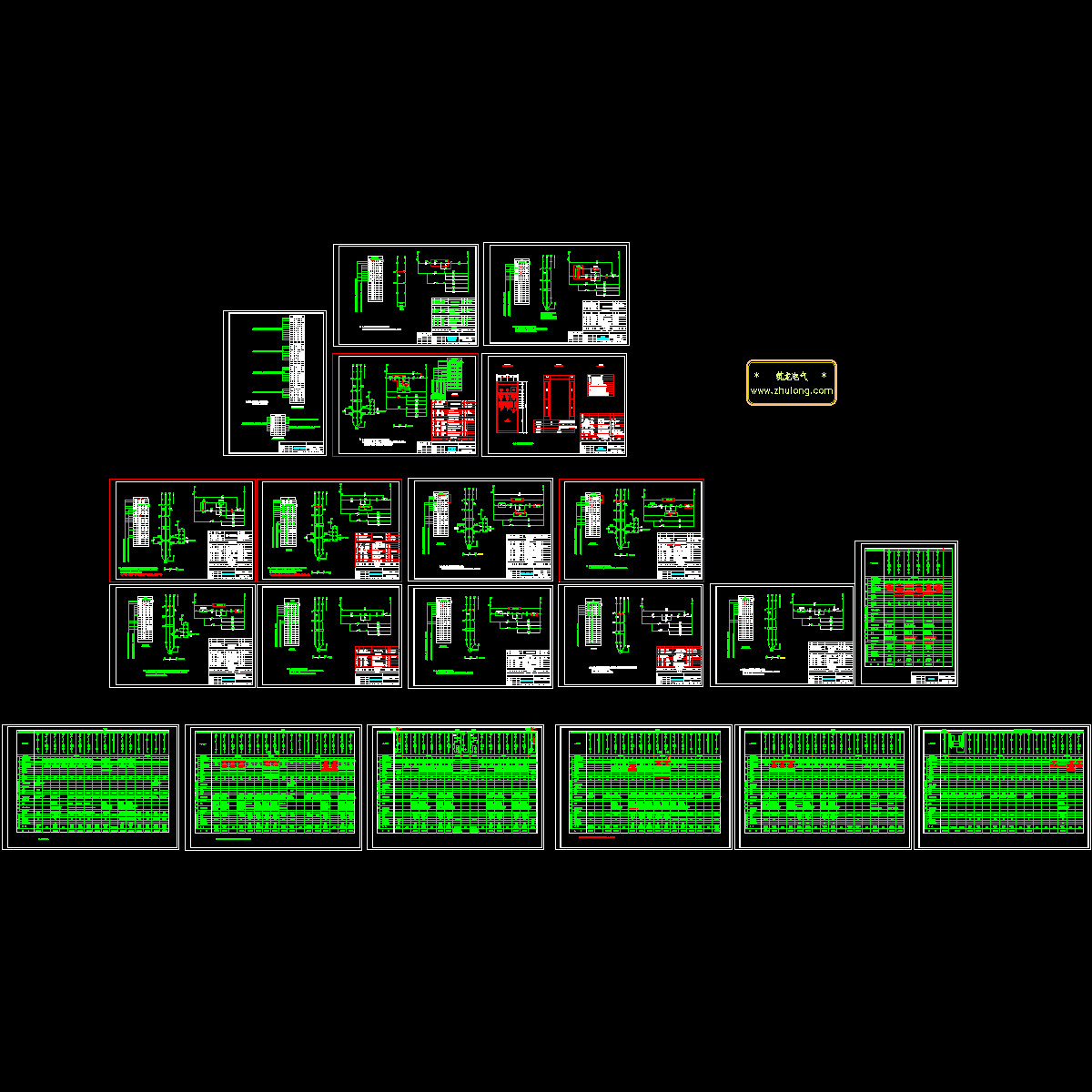 全套电机控制原理设计CAD图纸.dwg - 1