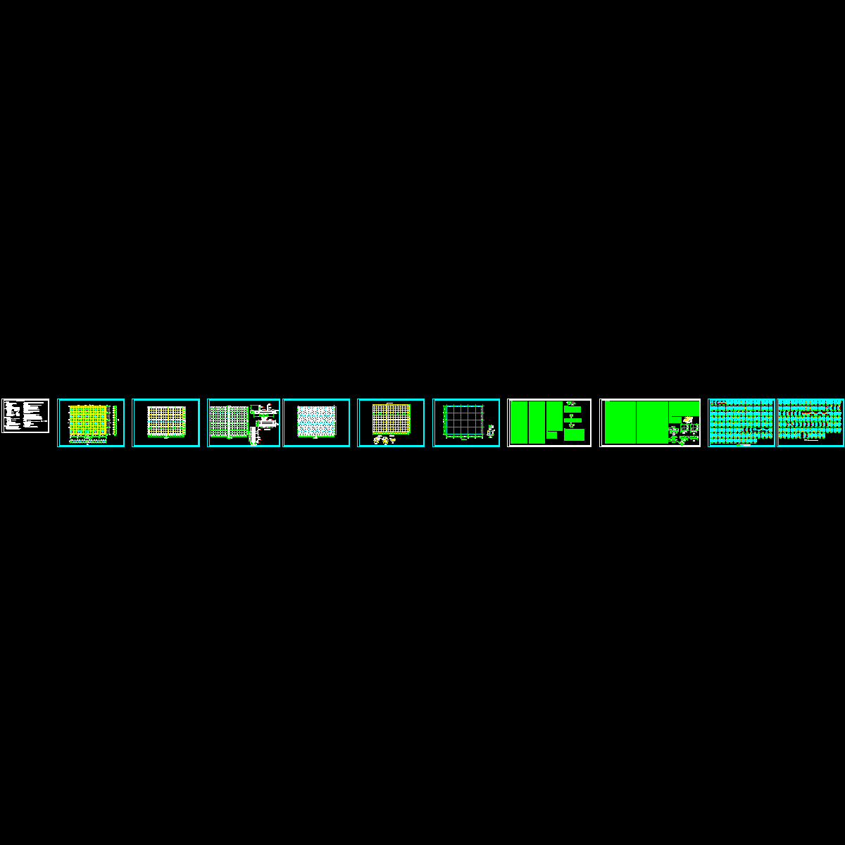 网架结构设计CAD施工图纸.dwg - 1