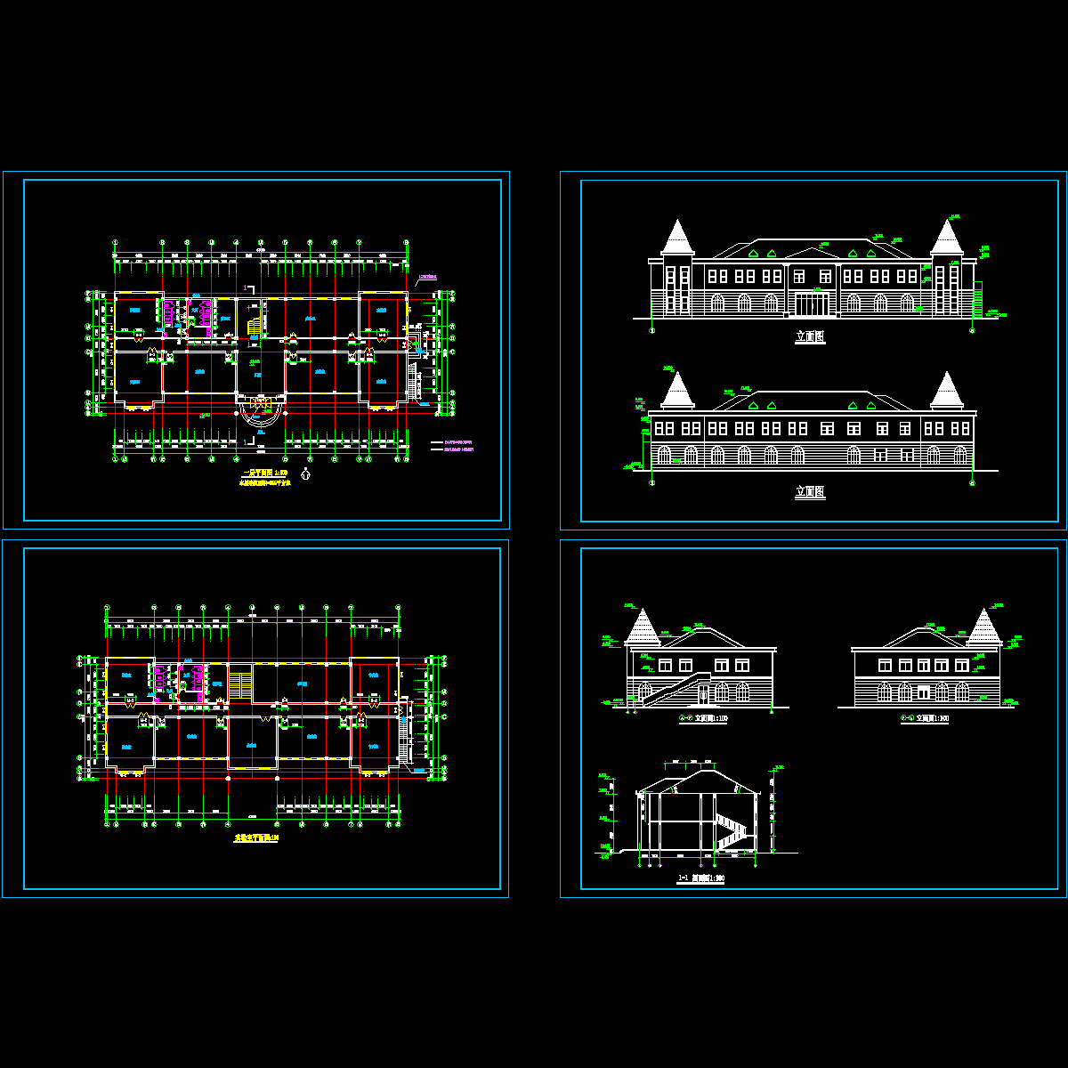 2层试验楼建筑设计方案.dwg - 1