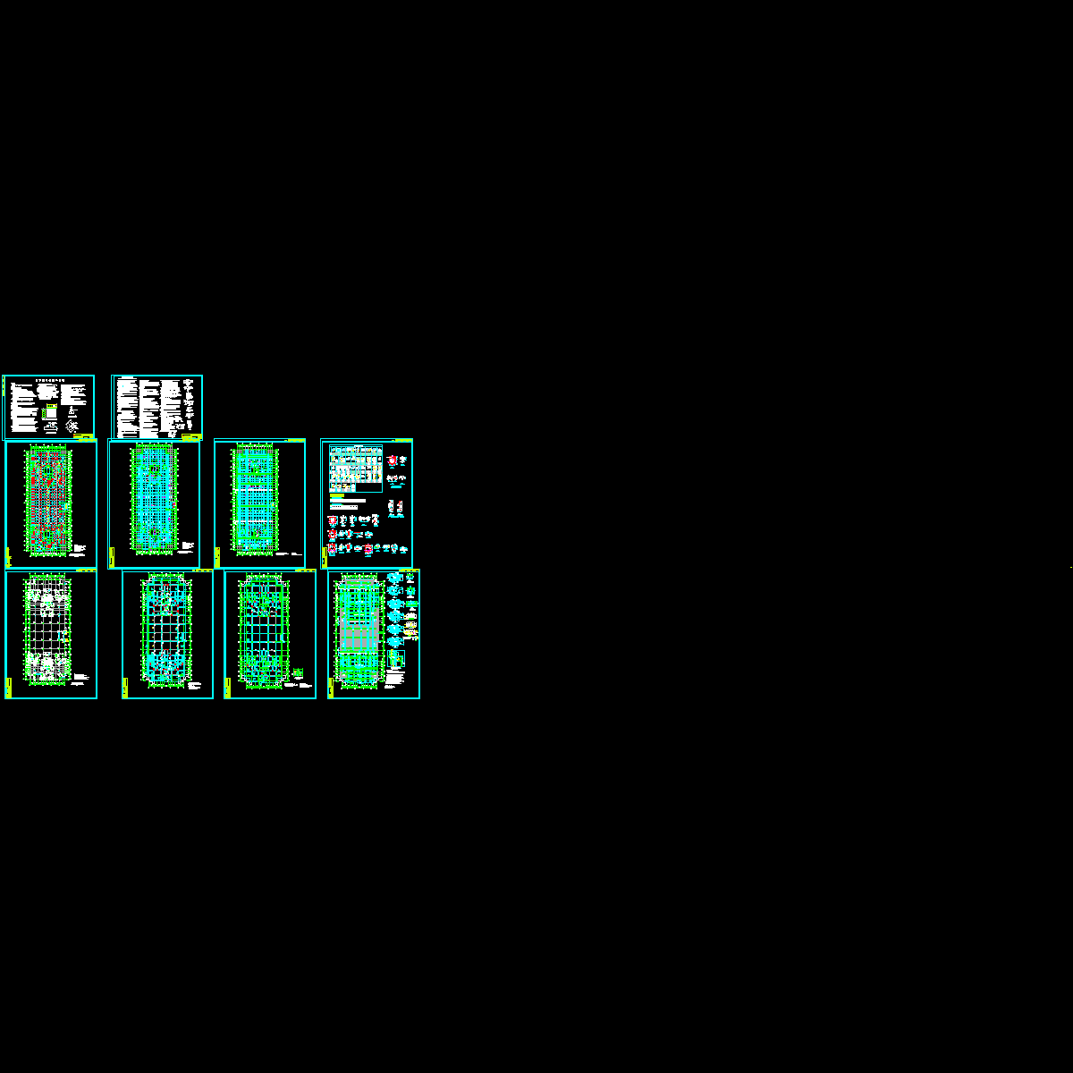 人防结构设计CAD施工图纸.dwg - 1