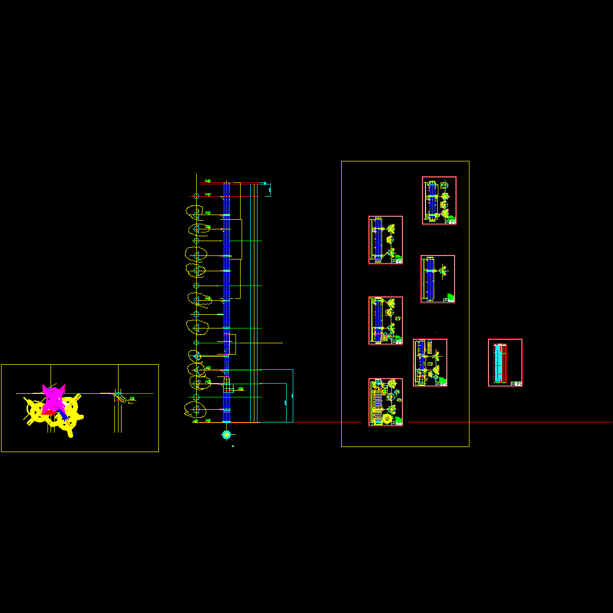 公司配套完善炼钢工程烟囱柱CAD详图纸.dwg - 1