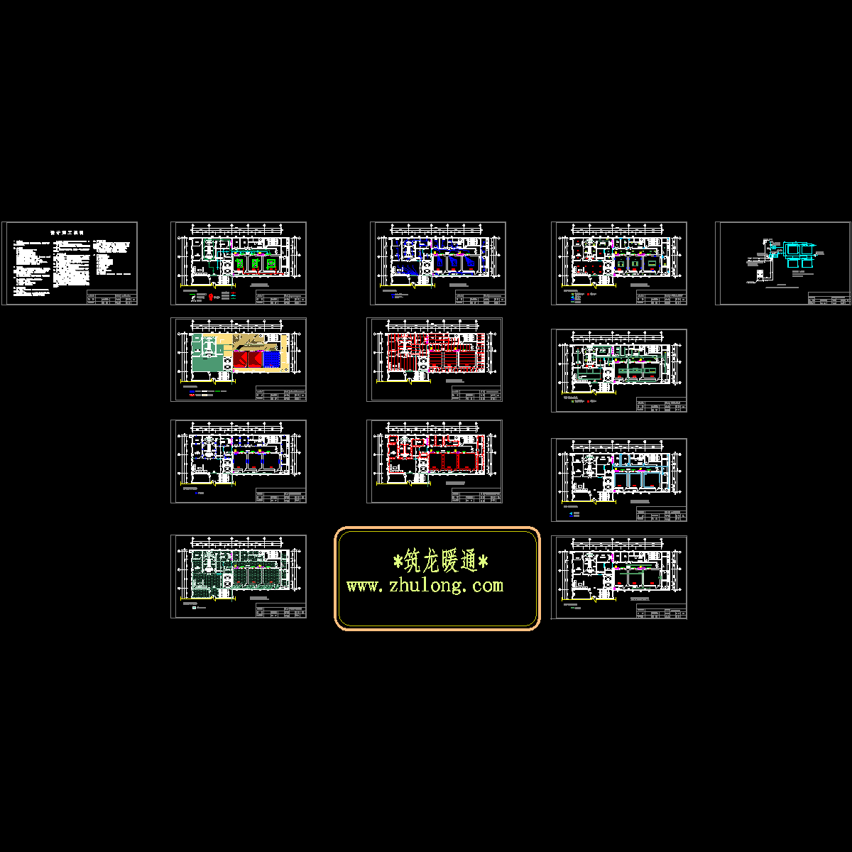 手术室净化空调设计CAD施工图纸.dwg - 1