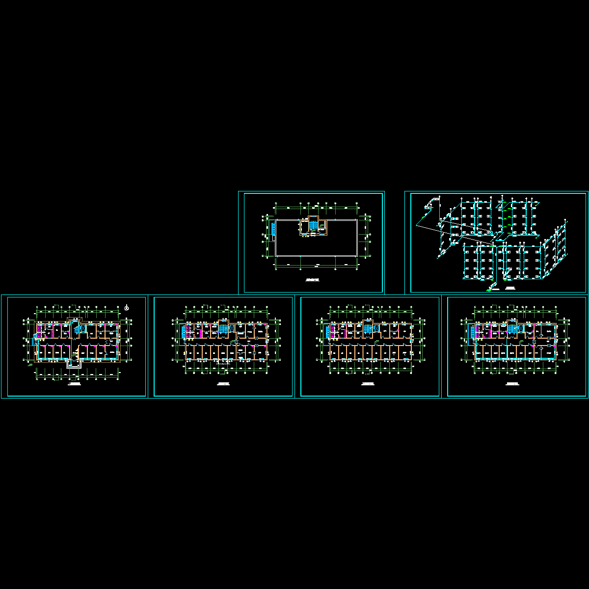 医院采暖设计CAD图纸.dwg - 1