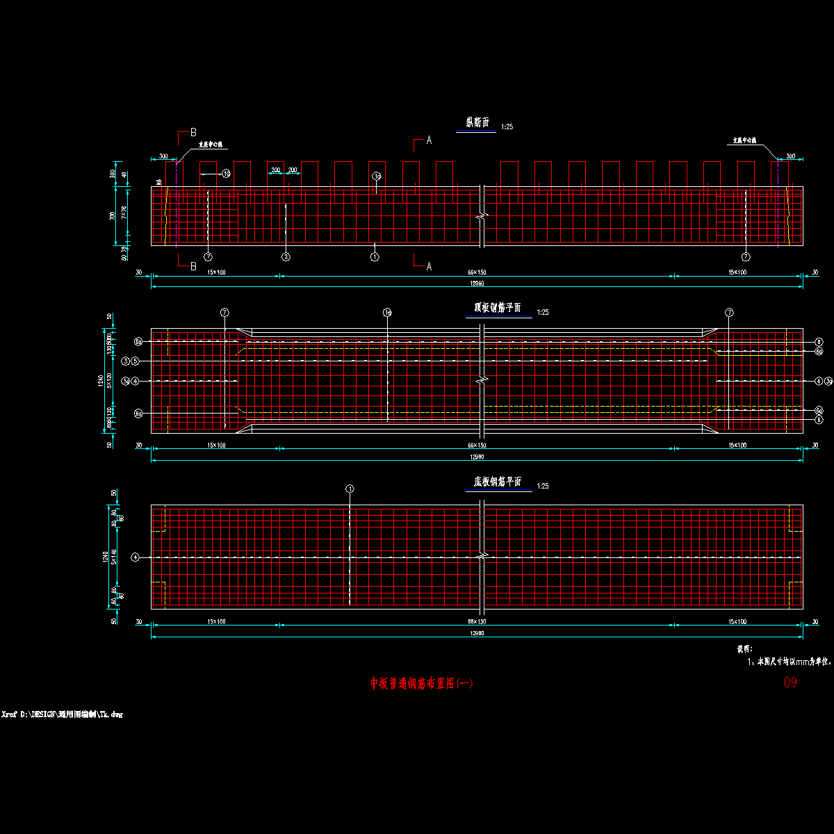 09 中板普通钢筋构造图（一）.dwg