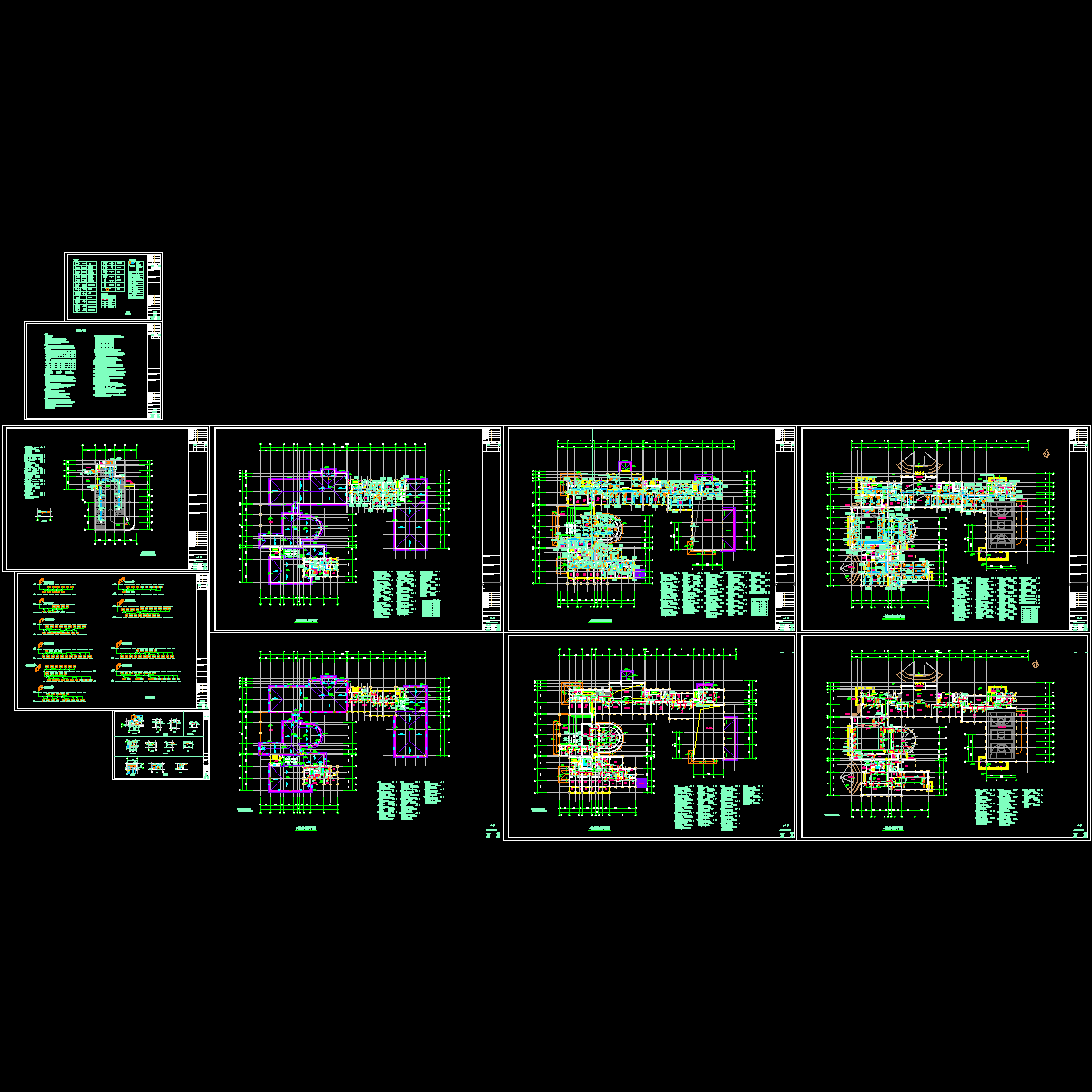 上3层办公楼空调通风图纸（11页图纸）.dwg - 1