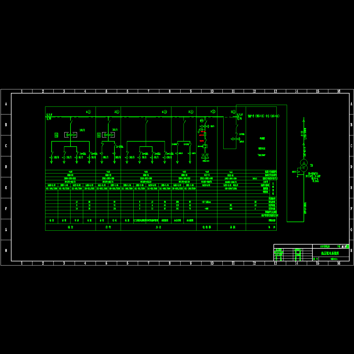 低压配电系统图.dwg