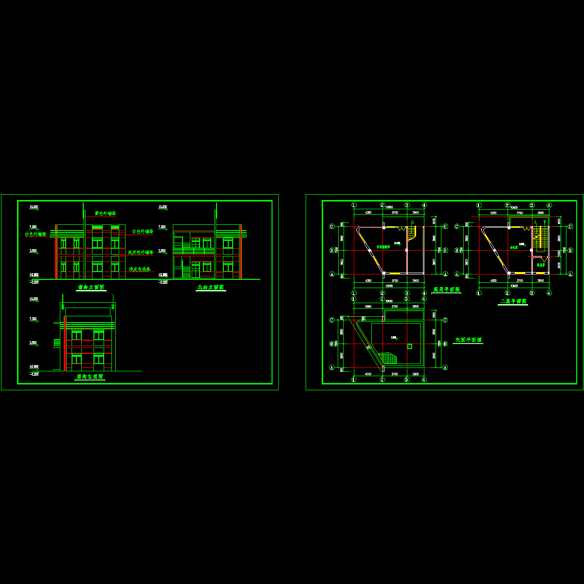 校学用房平立面建筑设计方案.dwg - 1