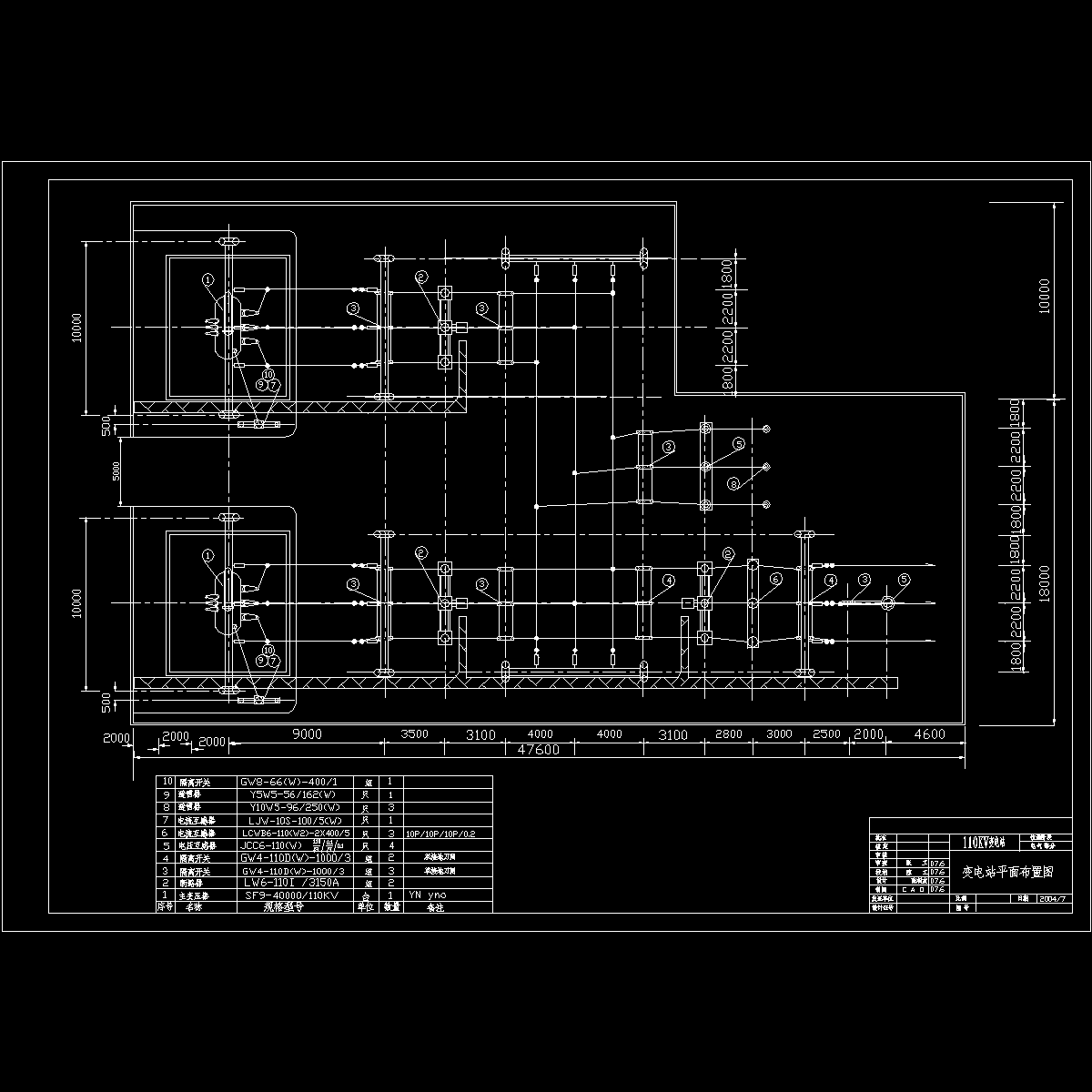 110kv升压站平面布置图1.dwg