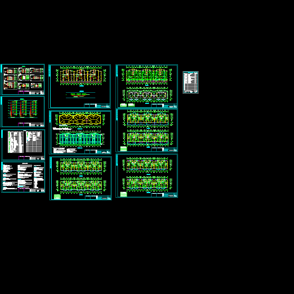 6层住宅楼电气设计CAD图纸，共17张图.dwg - 1