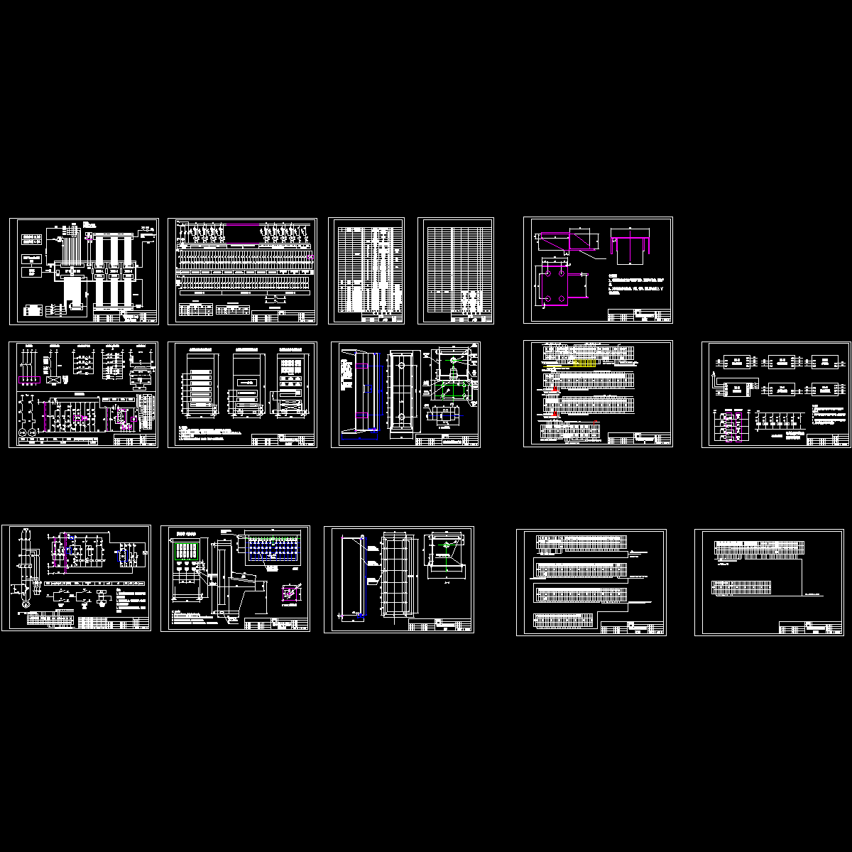 袋式除尘系统电气设计CAD图纸.dwg - 1