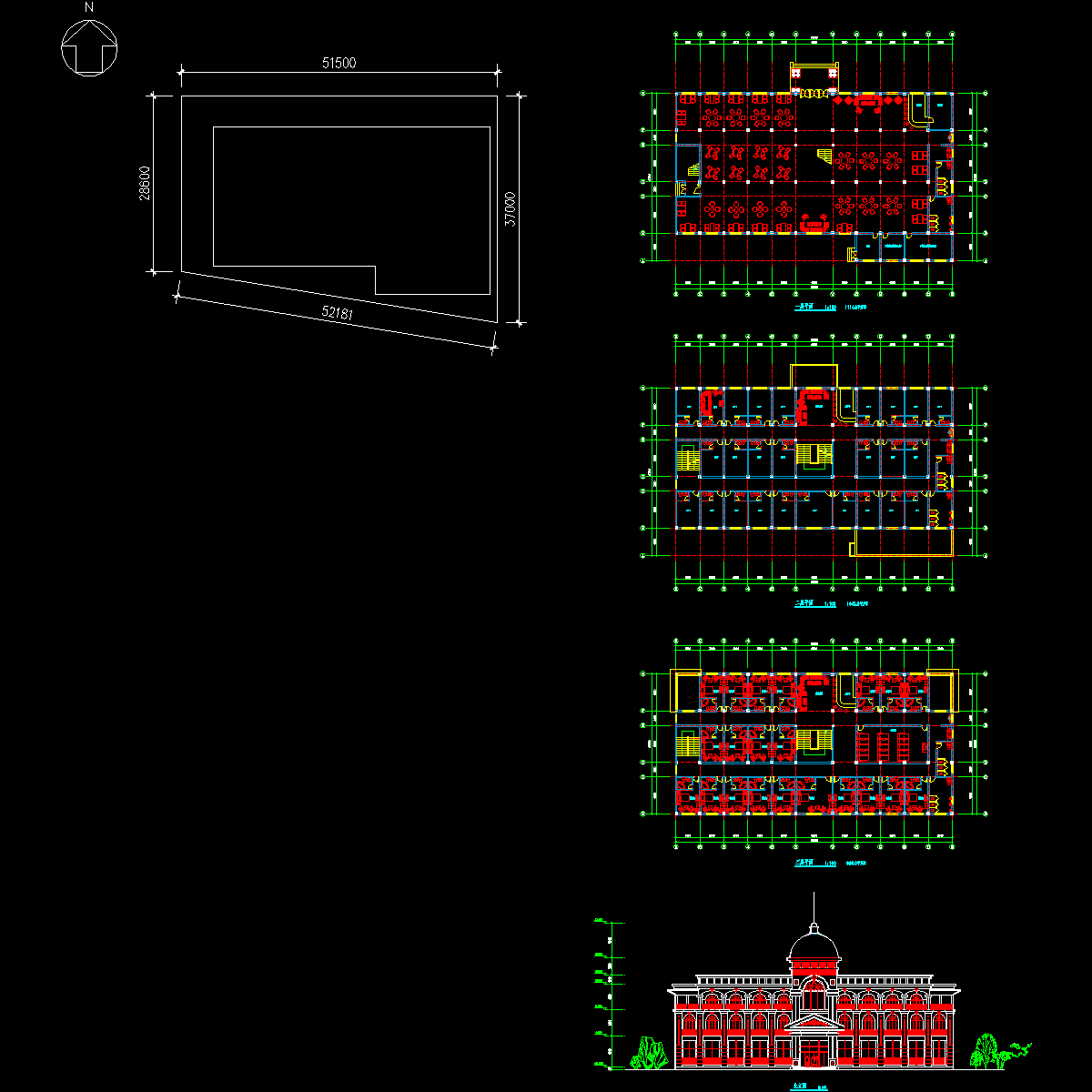 娱乐中心建筑设计方案.dwg - 1