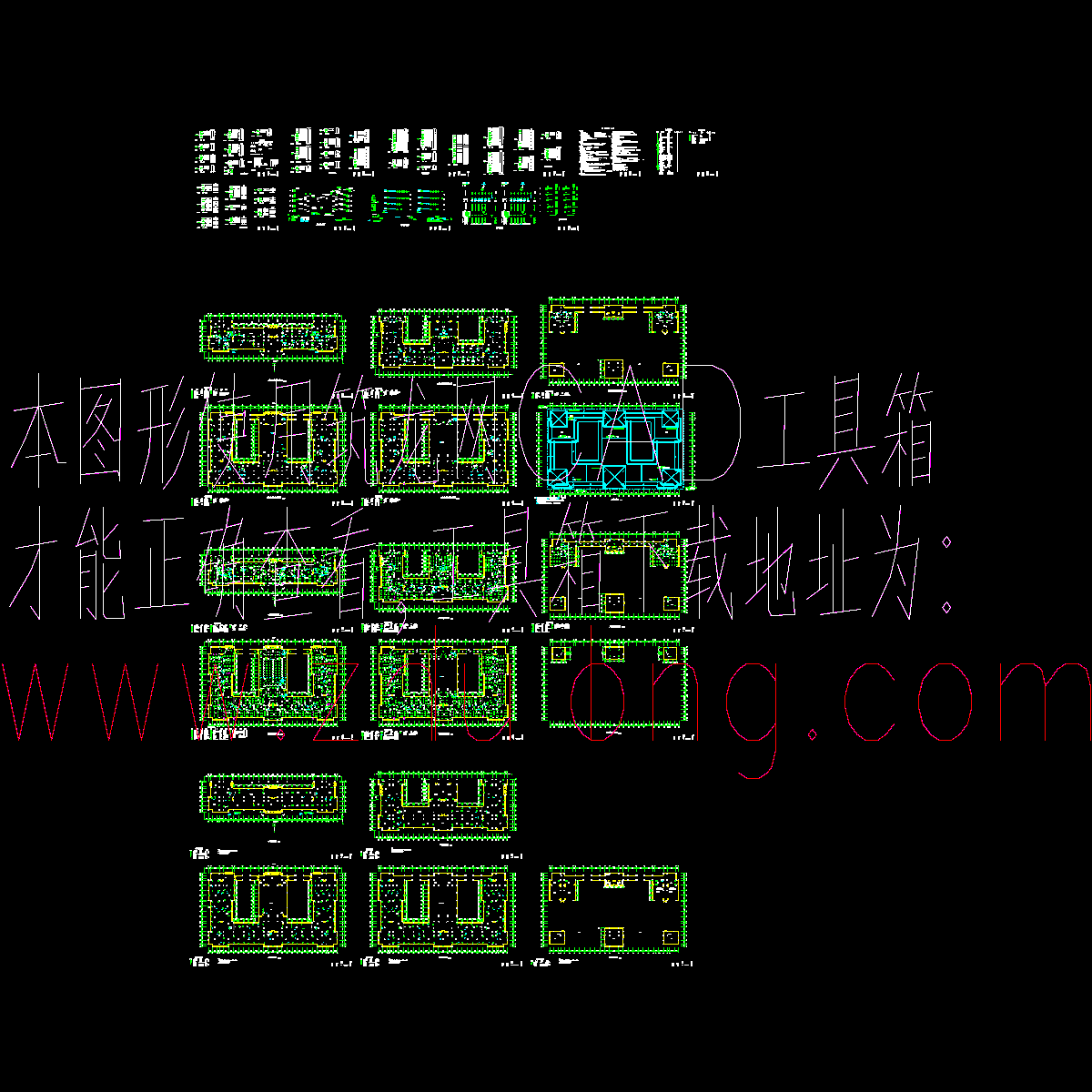 15201平米5层学院教学主楼工程全套电气图纸. - 1