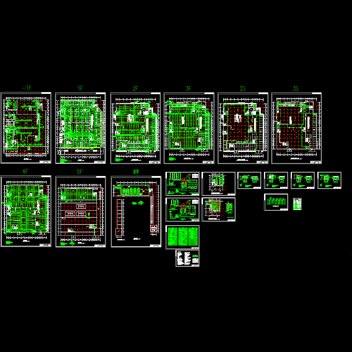 上5层商业广场A座空调图纸.dwg - 1