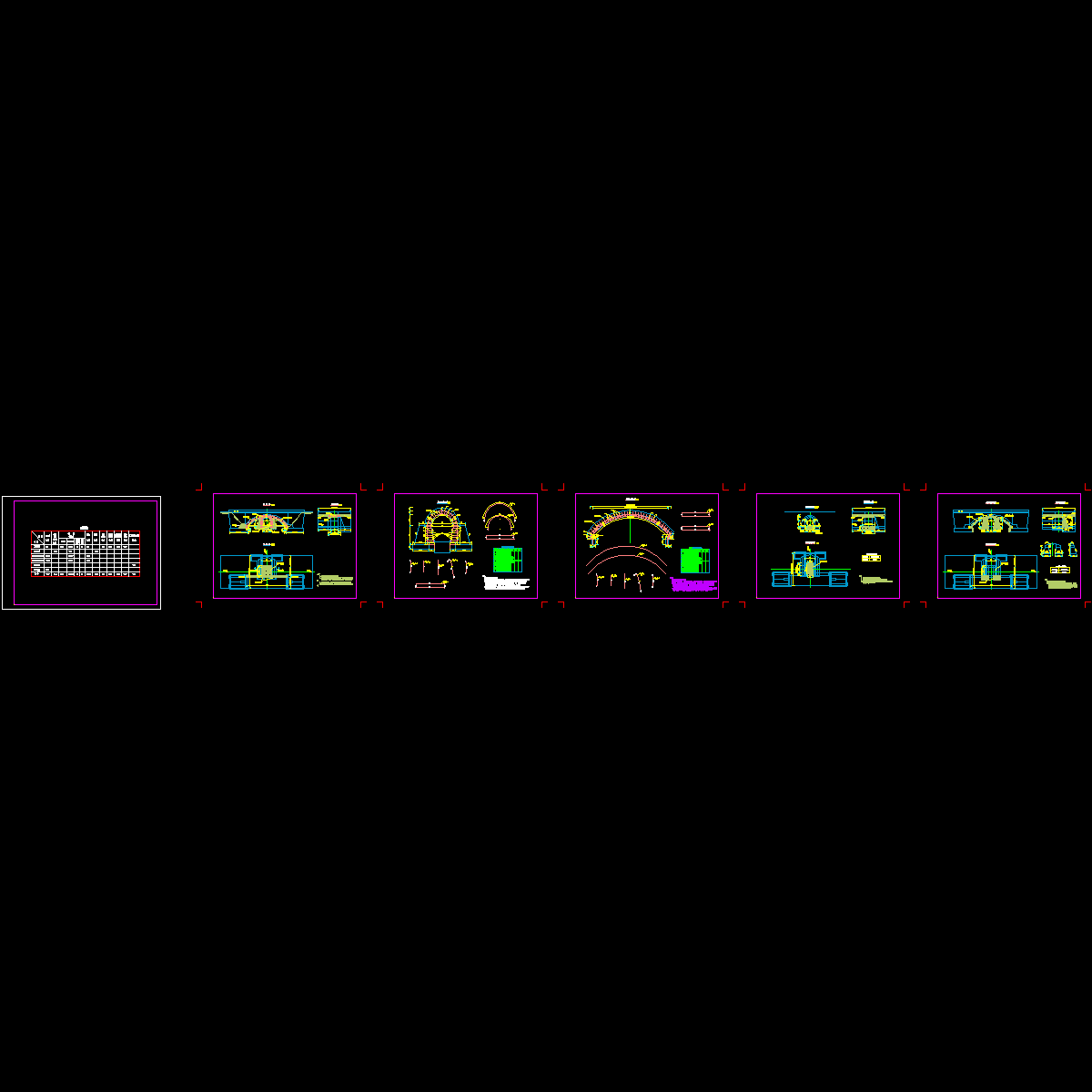 旧桥加固CAD施工图纸.dwg - 1