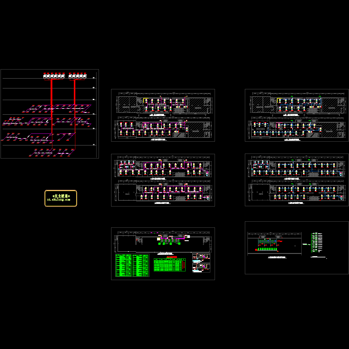 4层超市空调设计竣工CAD图纸.dwg - 1