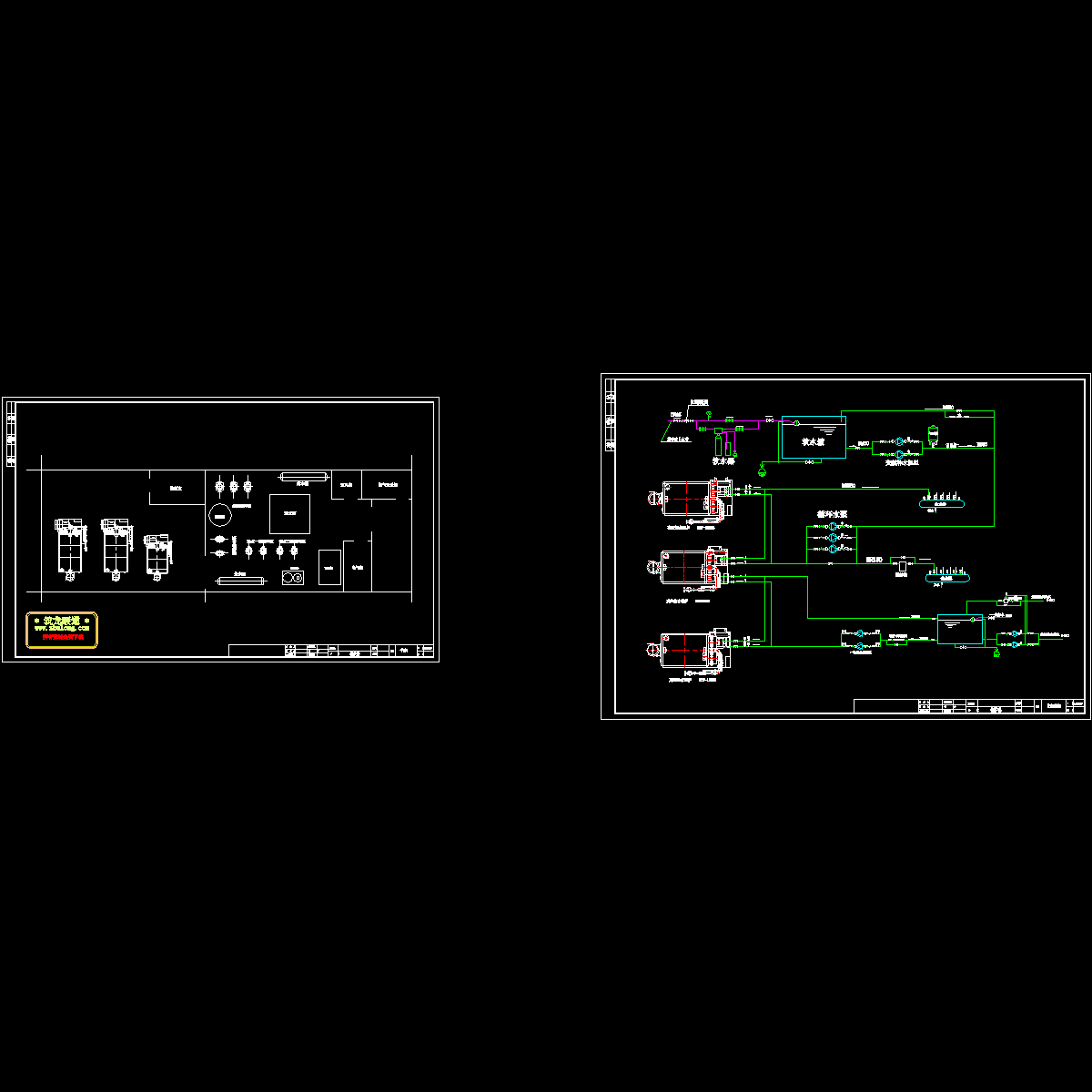 小区真空锅炉房设计CAD图纸.dwg - 1