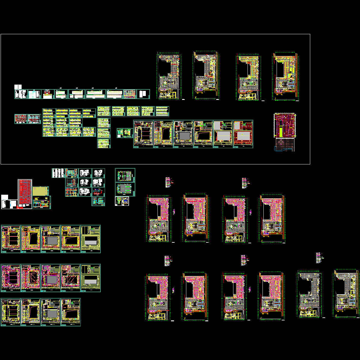 4层大型国际会议中心电气CAD施工图纸（电气节能）.dwg - 1