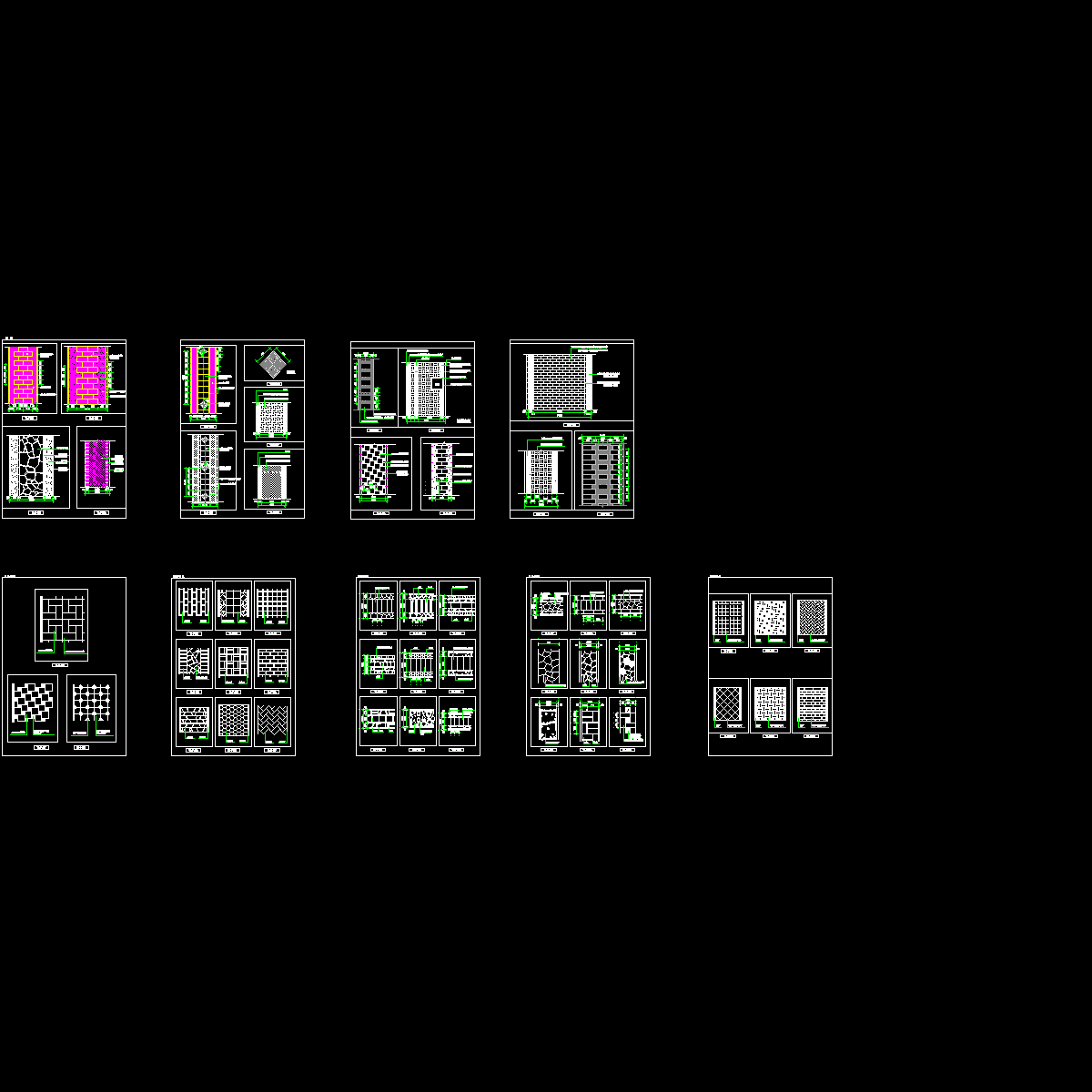 多种园路效果示意图纸.dwg - 1