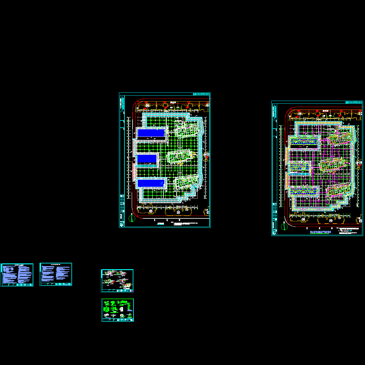 土钉墙基坑支护CAD施工大样图.dwg - 1