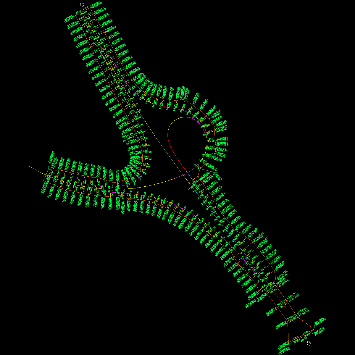 单喇叭互通用地图.dwg