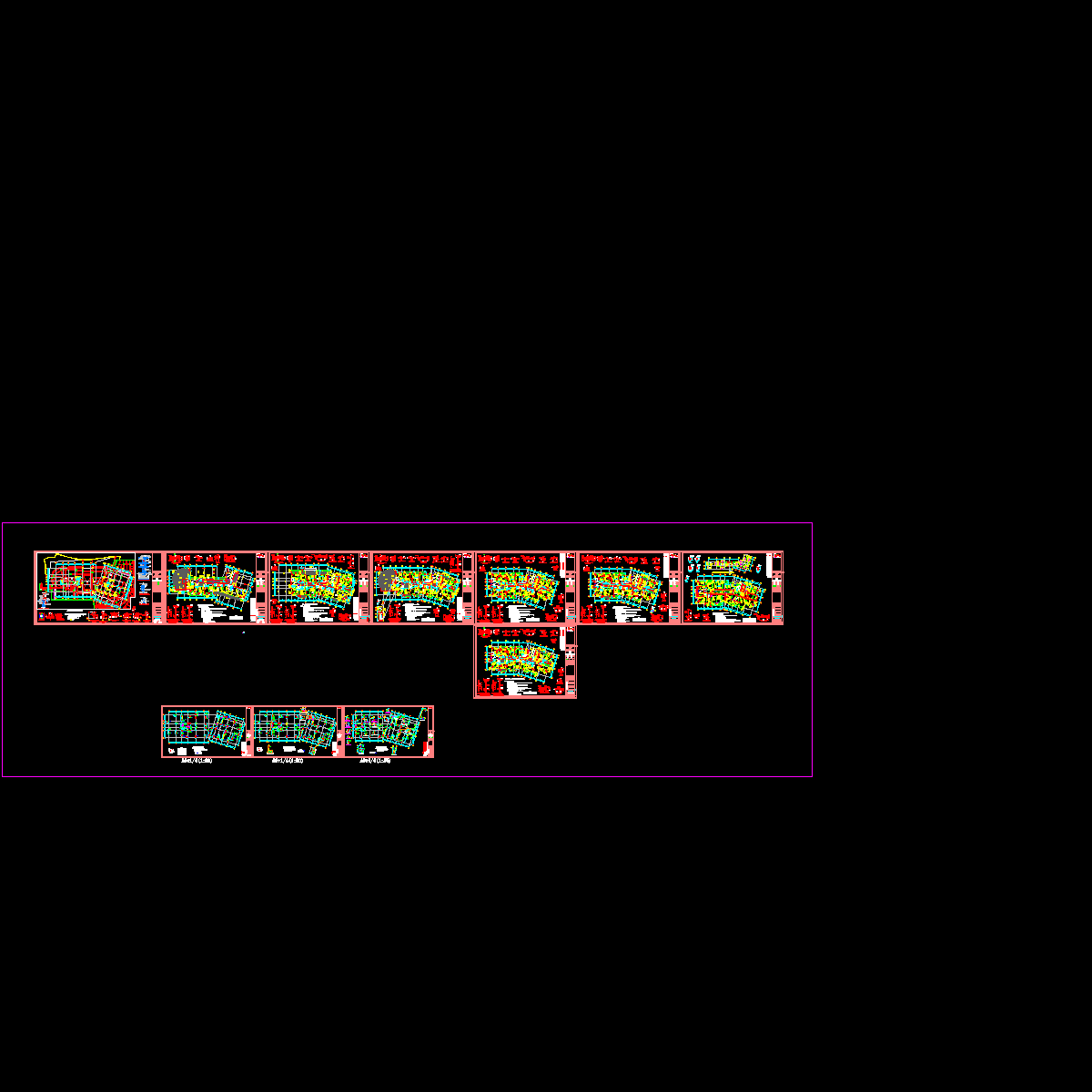 23层高端公寓式办公楼结构施工方案图纸CAD.dwg - 1