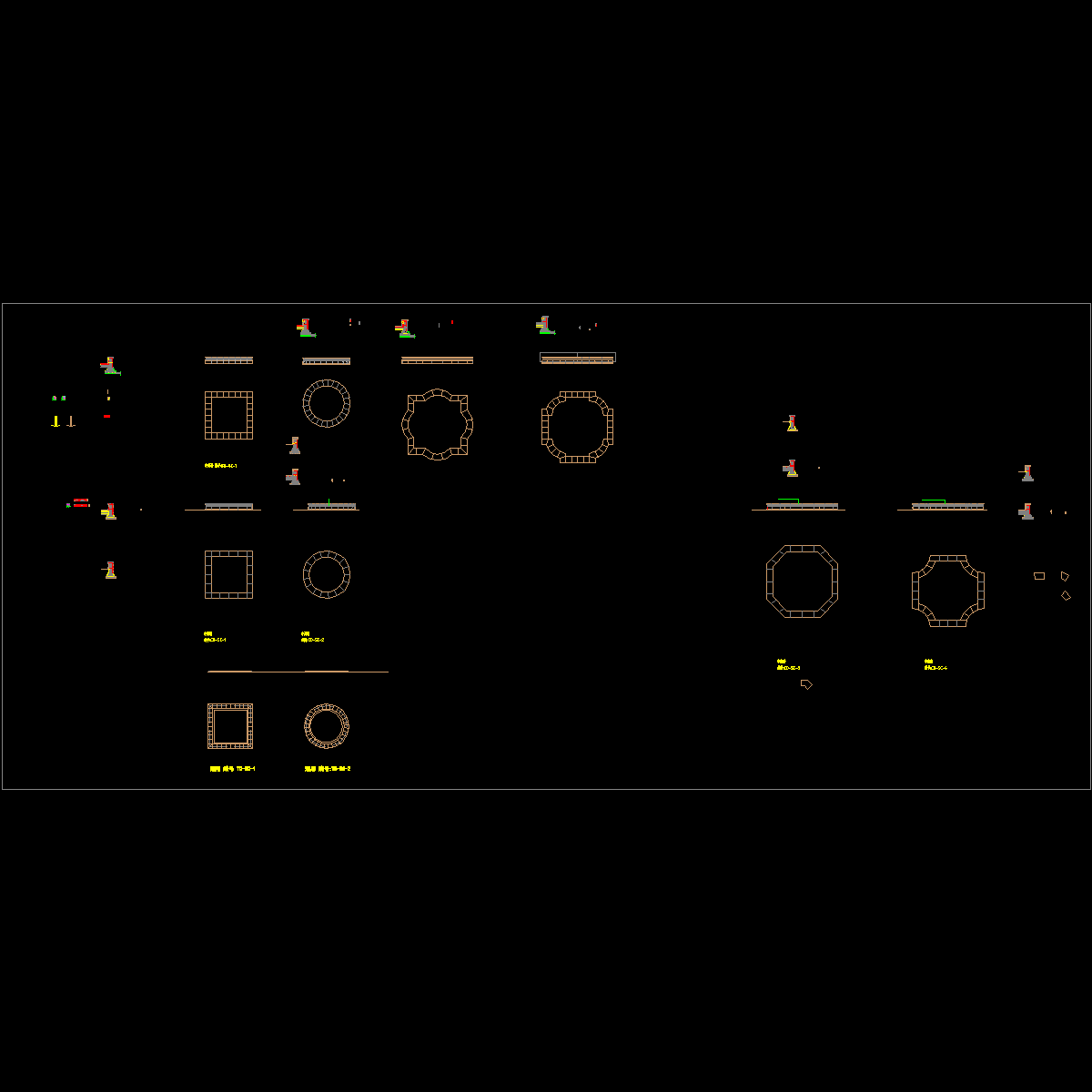 中高端树池CAD详图纸设计.dwg - 1