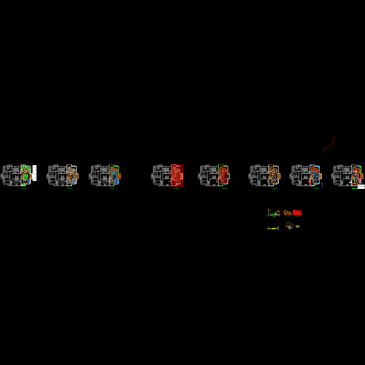 宿舍楼十楼施工图8.dwg