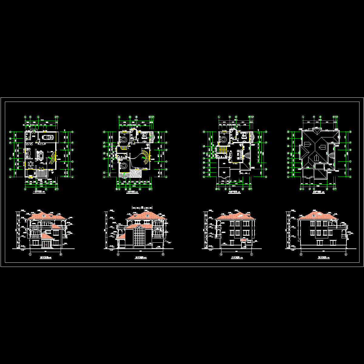 各层平面立面图.dwg