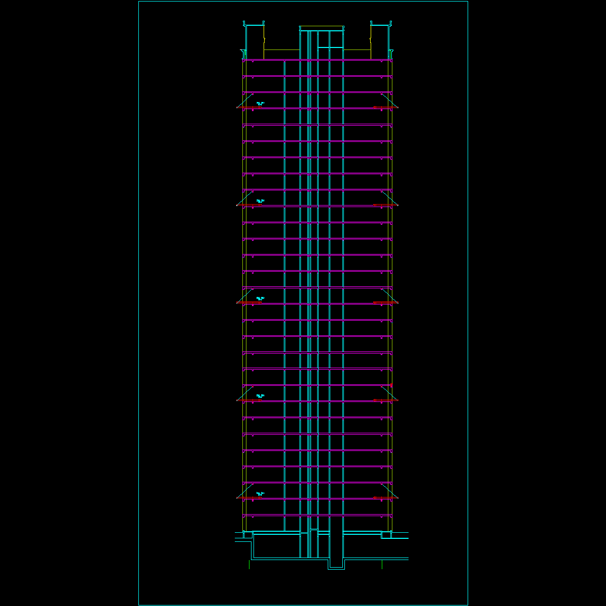 悬挑位置剖面图.dwg