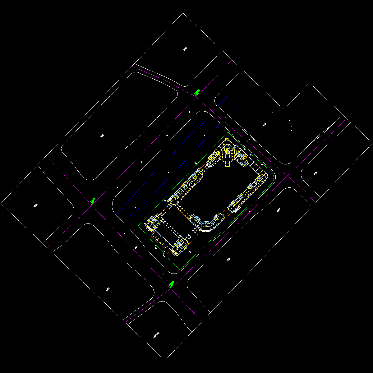 新绿园植物CAD施工方案图纸、实景图纸 - 1