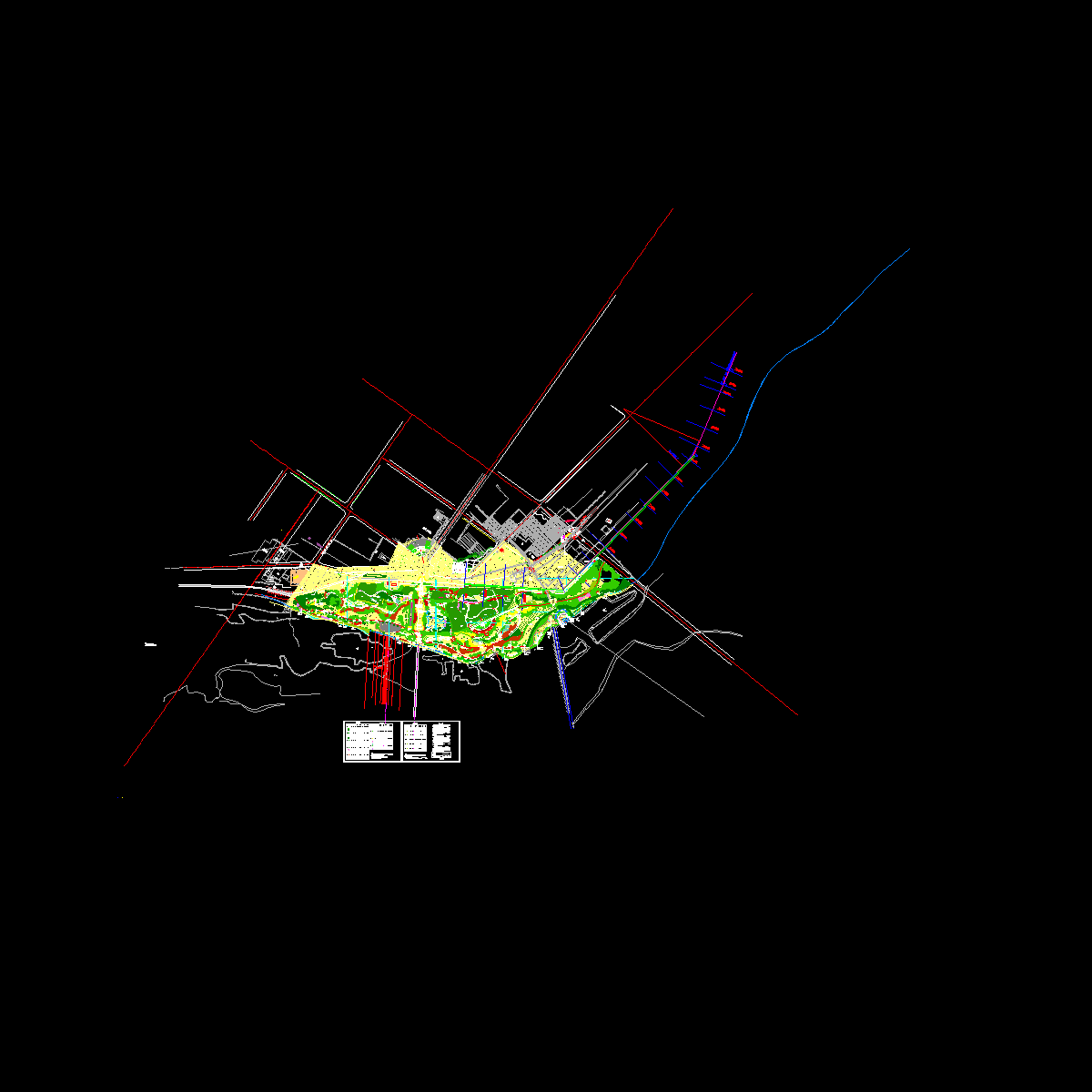 河两岸景观设计_CAD - 1