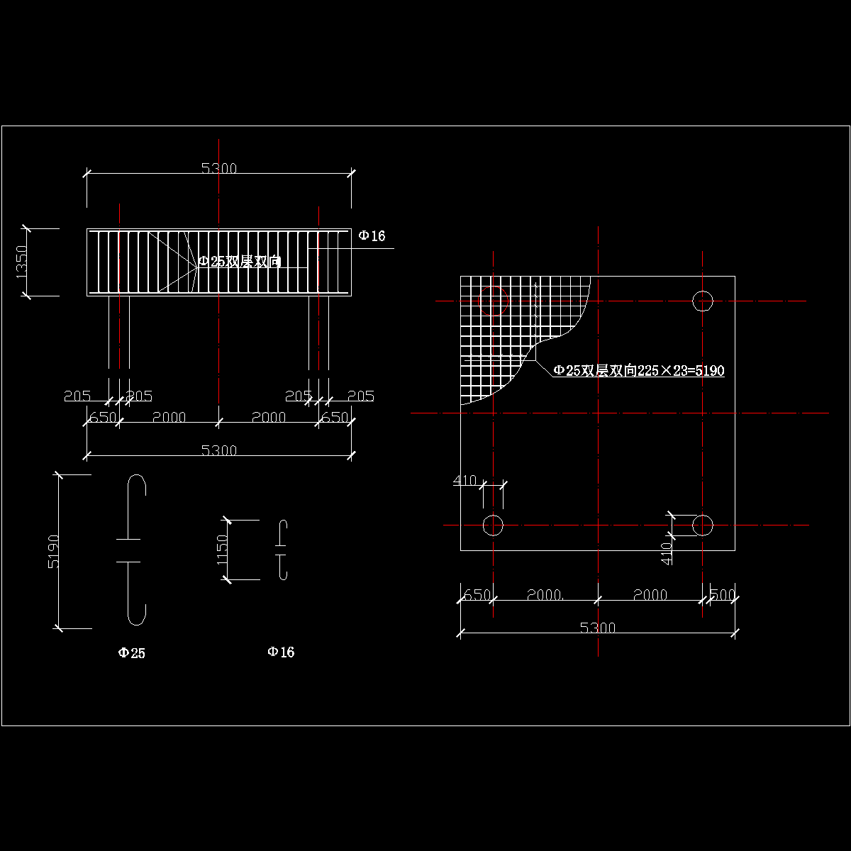 QTZ5613塔吊基础设计_CAD - 1