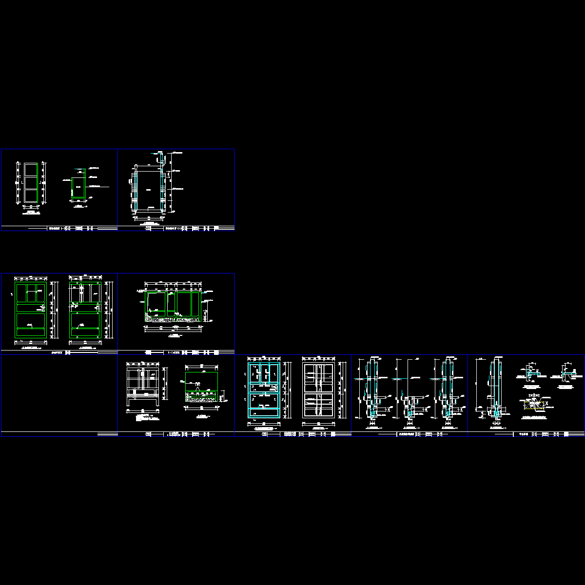 泵站沉井施工CAD图纸 - 1