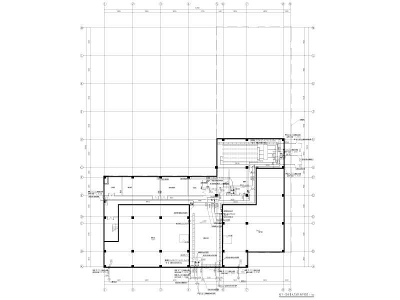 现代化物流配送心中给排水施工图纸cad - 2