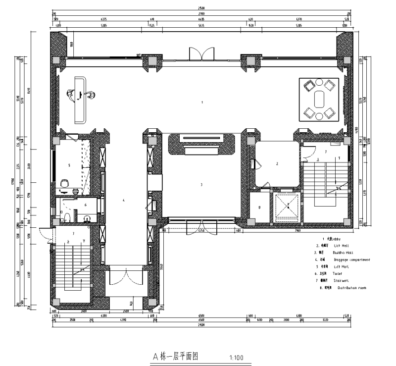 现代风酒店外观装饰图纸CAD平面图及节点详图,立面图 - 2