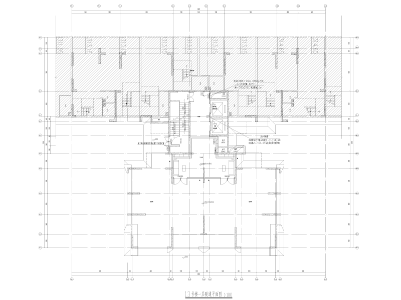 中铁高层住宅暖通施工图纸cad平面图 - 2
