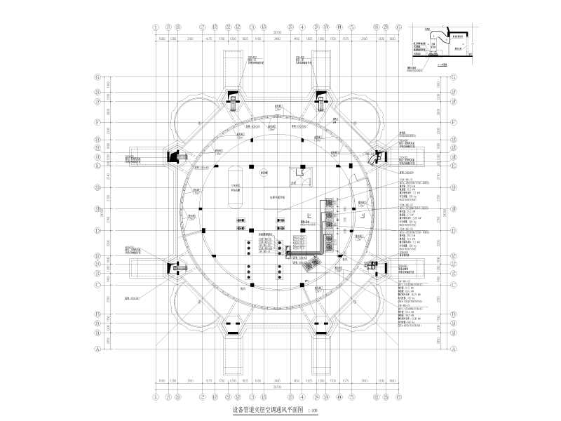 土耳其式温泉馆及汤屋暖通施工图纸cad - 3