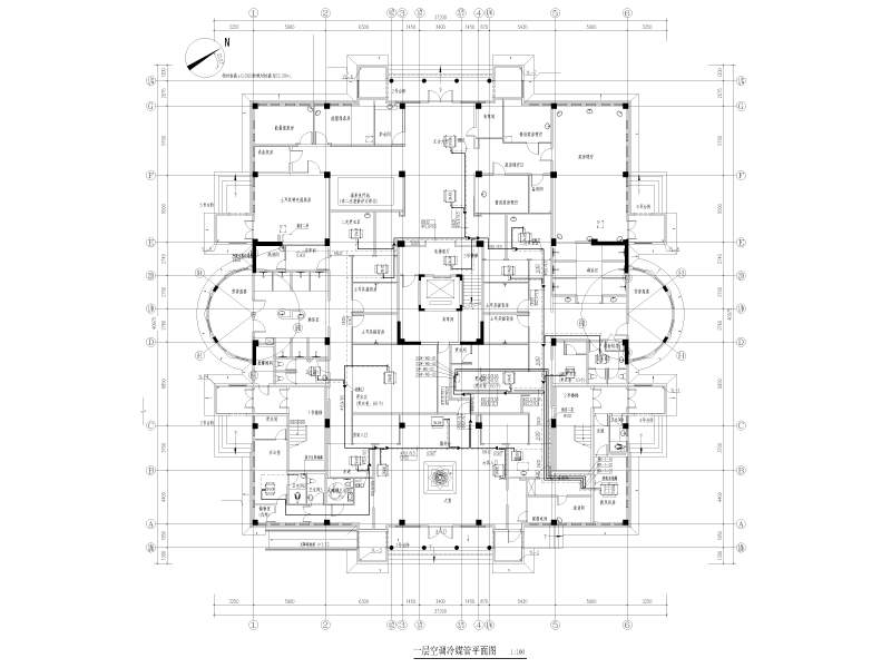 土耳其式温泉馆及汤屋暖通施工图纸cad - 4