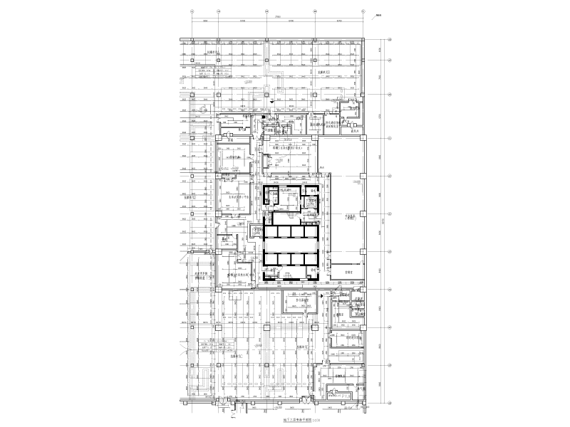 高层塔楼办公楼给排水施工图纸cad平面图 - 2